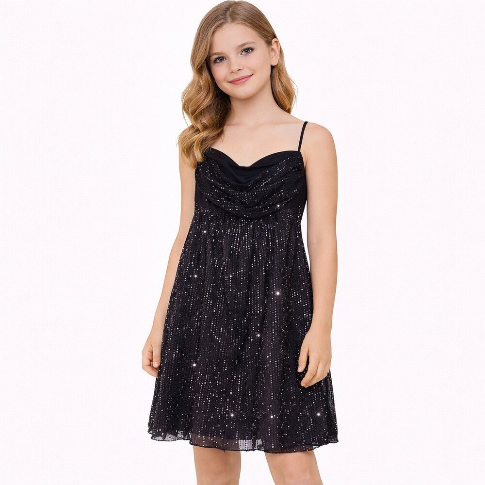 XOXO junior dress black party dress Size: S